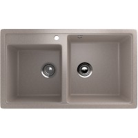 Кухонная мойка Ulgran Classic U-200-302 Песочная искусственный камень (литьевой мрамор) встраиваемый