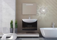 Зеркало SanVit Модерн 120 zmodern120 с подсветкой с кнопочным выключателем стекло