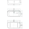Акриловая ванна Allen Brau Infinity 1 170x80 2.21001.20 без гидромассажа