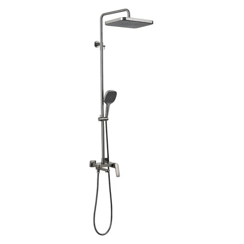 Душевая система Gappo G2428-9 цвет Оружейная сталь