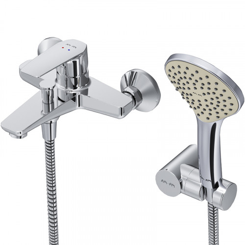 Смеситель для ванны AM.PM Gem F90A15000 Хром латунь на стену