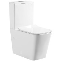 Унитаз компакт Iberica Blanca Toledo IB.TLD.121.1B1 с бачком и сиденьем Микролифт