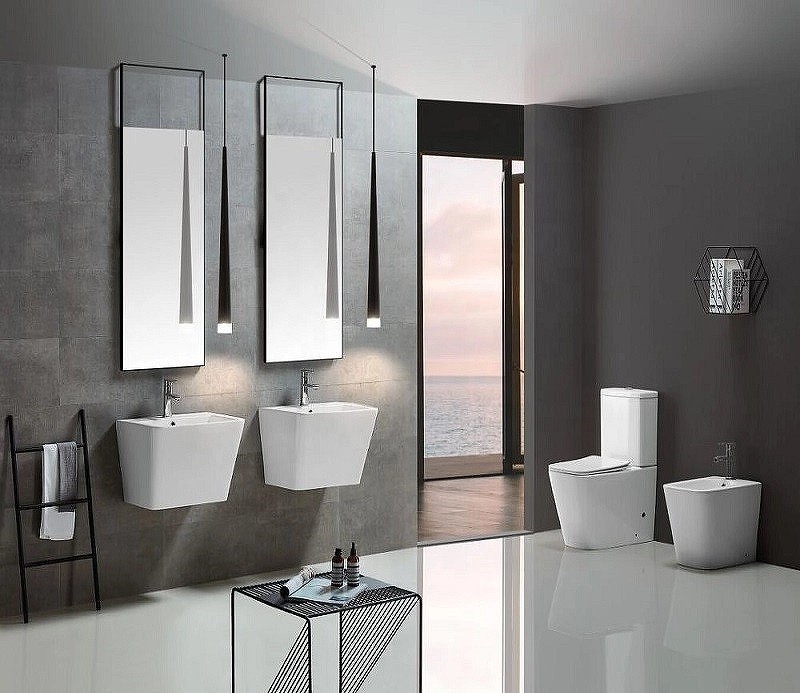 Унитаз компакт Iberica Blanca Toledo IB.TLD.121.1B1 с бачком и сиденьем Микролифт