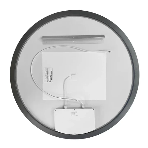 Зеркало Azario Грей 60 АZ-LED010125 с подсветкой цвет Серый матовый с сенсорным выключателем