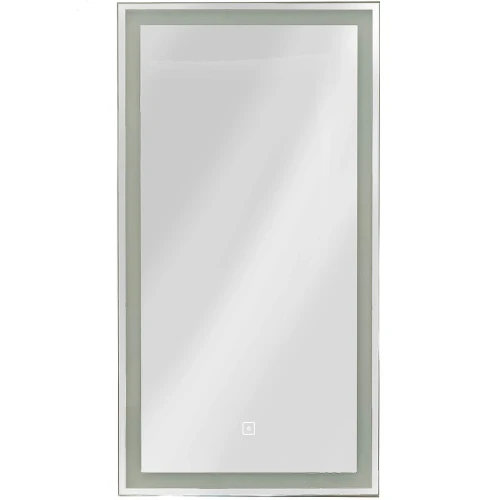 Зеркальный шкаф Континент Mirror Box black Led 35 R МВК054 с подсветкой Черный МДФ / ЛДСП, стекло