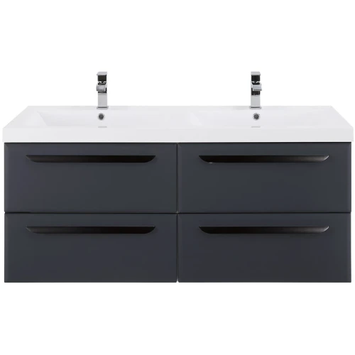 Тумба под раковину Cezares Eco 120 ECO-1200-4C-SO-2-GR-P подвесная Grafito МДФ / ЛДСП