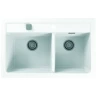 Кухонная мойка Alveus Granital Atrox 50 Arctic G11 790x500 1131997 Белая искусственный камень (литьевой мрамор) встраиваемая сверху, встраиваемая снизу