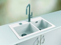 Кухонная мойка Alveus Granital Atrox 50 Arctic G11 790x500 1131997 Белая искусственный камень (литьевой мрамор) встраиваемая сверху, встраиваемая снизу
