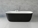 Акриловая ванна Aquanet Family Fine 95778-MW-MB 170x78 293080 Черная матовая без гидромассажа