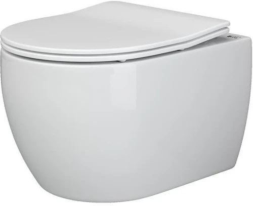 Унитаз с инсталляцией Ceramicanova Play CN3001 + Grohe Rapid SL 38772001 с сиденьем Микролифт и клавишей смыва Хром