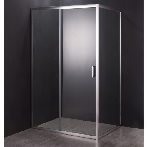 Душевая стенка Orange E03-090TCR 90 профиль Хром стекло прозрачное