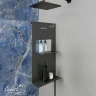 Металлическая полка Ceruttispa ALLESA GG 11487 цвет Графит
