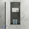 Металлическая полка Ceruttispa ALLESA GG 11487 цвет Графит