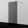 Душевая перегородка WasserKRAFT Vechte 100 60W44BG-TG профиль Золото матовое стекло тонированное