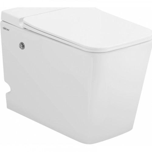 Унитаз Abber Rechteck AC1213P приставной с сиденьем Микролифт приставной