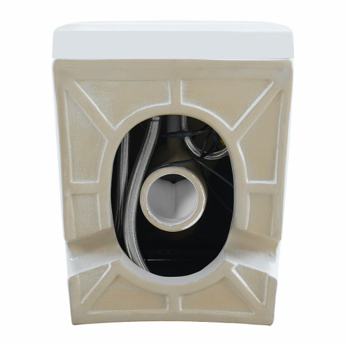 Унитаз Abber Rechteck AC1213P приставной с сиденьем Микролифт приставной