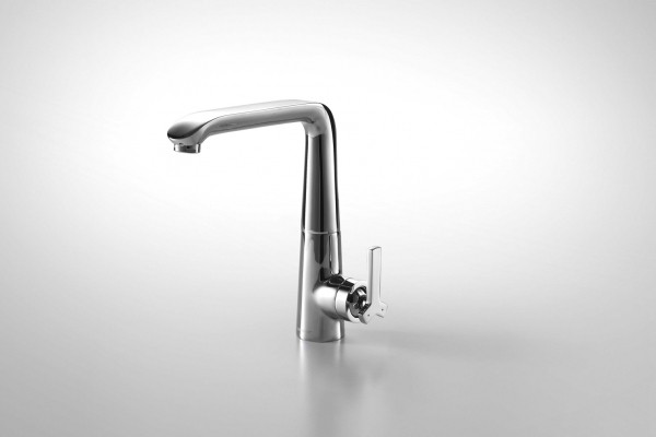 Смеситель для кухни Bravat Waterfall F773107C Хром латунь