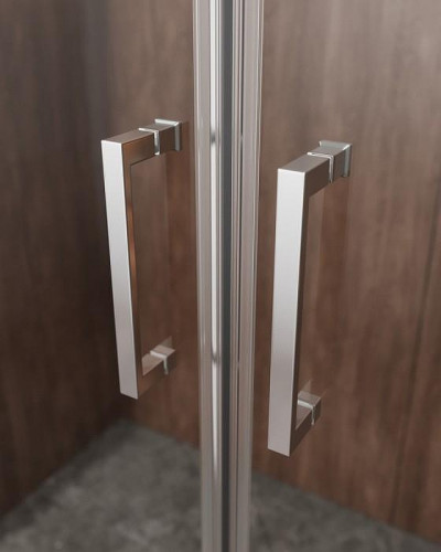 Душевой уголок Cezares Molveno 180x90 MOLVENO-AH-2/1-180/90-C-Cr-IV. профиль Хром стекло прозрачное