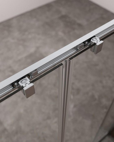 Душевой уголок Cezares Molveno 180x90 MOLVENO-AH-2/1-180/90-C-Cr-IV. профиль Хром стекло прозрачное