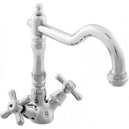 Смеситель для раковины Rav Slezak Morava retro MK120.5/8 Хром латунь