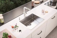 Кухонная мойка Alveus Kombino 40 KMB 90 FI 490x440 1122682 Брашированная сталь нержавеющая сталь встраиваемый