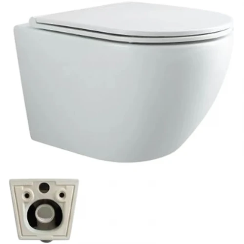 Унитаз Stella Polar Дения KN9722003 SP-00001845 подвесной с сиденьем Микролифт