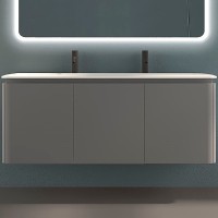 Тумба под раковину Cezares Stylus 140 55233 подвесная Grigio nuvola МДФ / ЛДСП