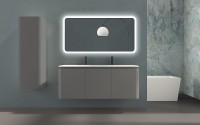 Тумба под раковину Cezares Stylus 140 55233 подвесная Grigio nuvola МДФ / ЛДСП