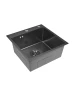 Кухонная мойка Wisent 50 WGS35050BT/W02-114B/W405B цвет Графит
