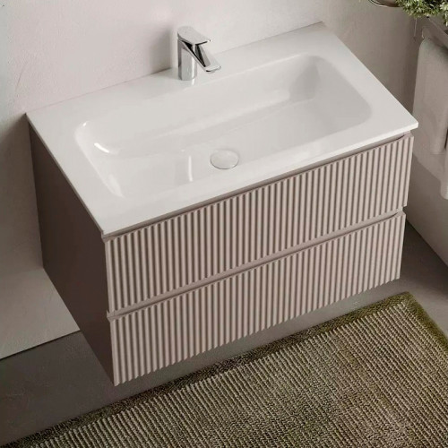 Тумба под раковину Sancos Snob R 80 SNR80SM подвесная Doha Soft МДФ / ЛДСП