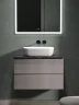 Тумба под раковину Sancos Snob R 80 SNR80SM подвесная Doha Soft МДФ / ЛДСП