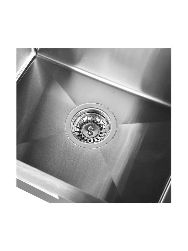 Кухонная мойка Wisent 50 WS35044/WGER013/W405A/W302644/W4998-4 со смесителем цвет Сатин