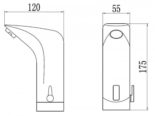Смеситель для раковины Savol S-GY8802 цвет Хром