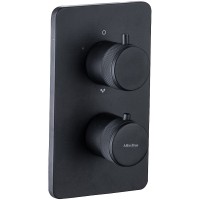Смеситель для душа Allen Brau Priority 5.31314-31 с термостатом Черный матовый латунь встраиваемый