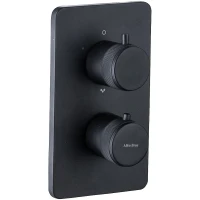 Смеситель для душа Allen Brau Priority 5.31314-31 с термостатом Черный матовый латунь встраиваемый
