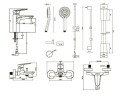 Комплект смесителей Jacob Delafon Elite E32911RU-CP