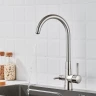Смеситель для кухни Shevanik S428L цвет Сатин