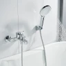 Смеситель для ванны Shevanik S6202 цвет Хром
