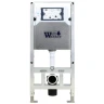 Комплект унитаза с инсталляцией WeltWasser AMBERG 506 ST + HEIMBACH 043 MT-BL + AMBERG RD-CR 10000012242 цвет Черный матовый с сиденьем Микролифт и клавишей смыва цвет Хром