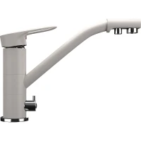 Смеситель для кухни Ulgran Classic U-010-331 Белый латунь