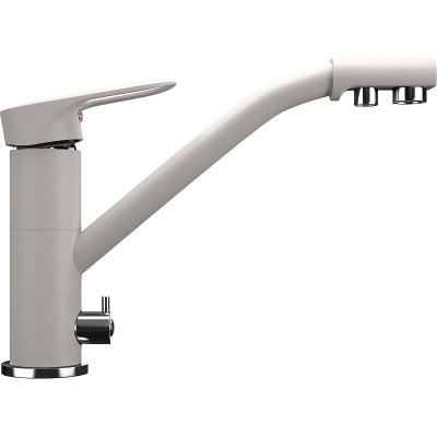 Смеситель для кухни Ulgran Classic U-010-331 Белый латунь