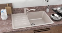 Смеситель для кухни Ulgran Classic U-010-331 Белый латунь однорычажный