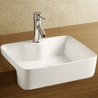 Раковина WeltWasser Deilbach 4014 48 10000003887 Белый глянец фаянс полувстраиваемая