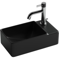 Раковина Ceramicanova Element 40 CN5045MB Черная матовая фарфор подвесная