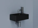 Раковина Ceramicanova Element 40 CN5045MB Черная матовая фарфор подвесная