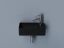 Раковина Ceramicanova Element 40 CN5045MB Черная матовая фарфор подвесная