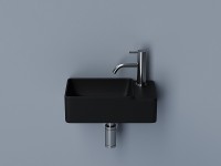 Раковина Ceramicanova Element 40 CN5045MB Черная матовая фарфор подвесная