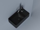 Раковина Ceramicanova Element 40 CN5045MB Черная матовая фарфор подвесная