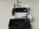 Раковина Ceramicanova Element 40 CN5045MB Черная матовая фарфор подвесная