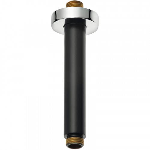 Кронштейн для верхнего душа Kludi A-Qa 6651587-00 Черный матовый Хром латунь на потолок